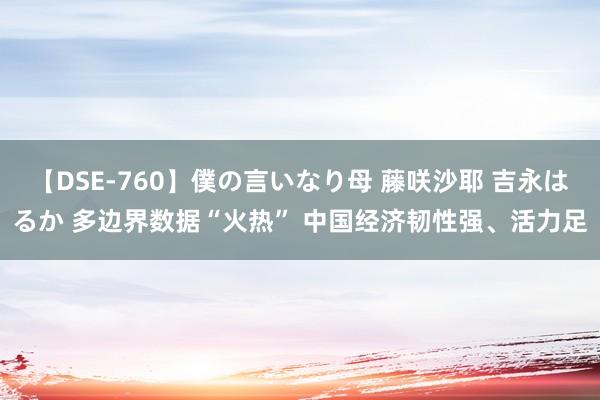 【DSE-760】僕の言いなり母 藤咲沙耶 吉永はるか 多边界数据“火热” 中国经济韧性强、活力足