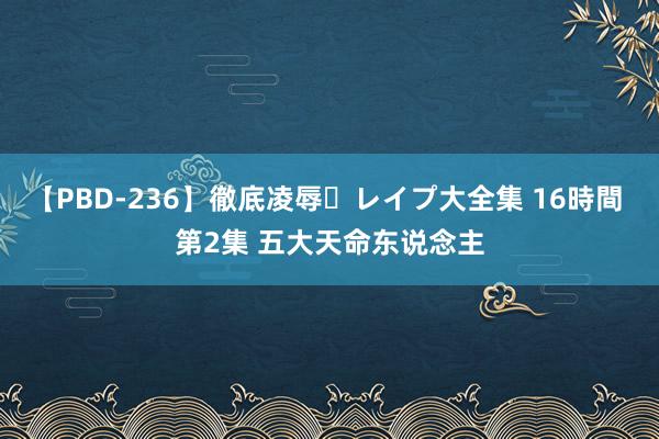 【PBD-236】徹底凌辱・レイプ大全集 16時間 第2集 五大天命东说念主